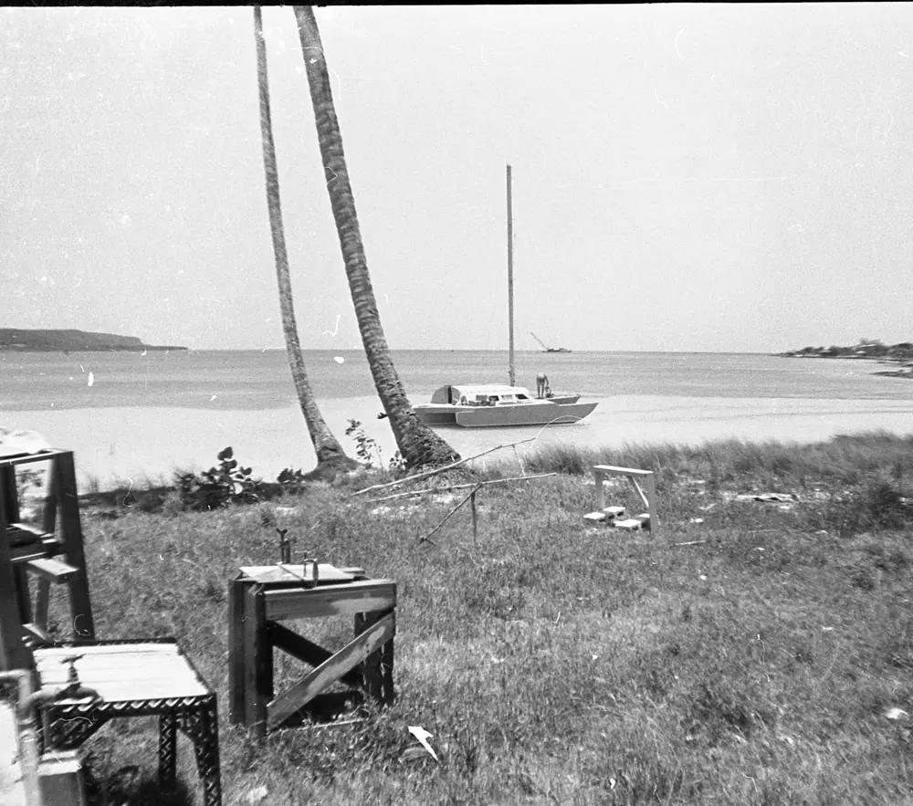 **mediaID: **10.5281/zenodo.22663465-IMG1022.png<br>**year: **1967<br>**waterBody: **Caribbean Sea<br>**country: **Jamaica<br>**county: **Saint Ann Parish, Middlesex County<br>**municipality: **Discovery Bay<br>**location: **<br>**decimalLongitude: **-77.41543<br>**decimalLatitude: **18.468618<br>**georeferenceRemarks: **Exact coordinates unknown, Discovery Bay Marine Lab used as point of reference.<br>**mediaComments: **